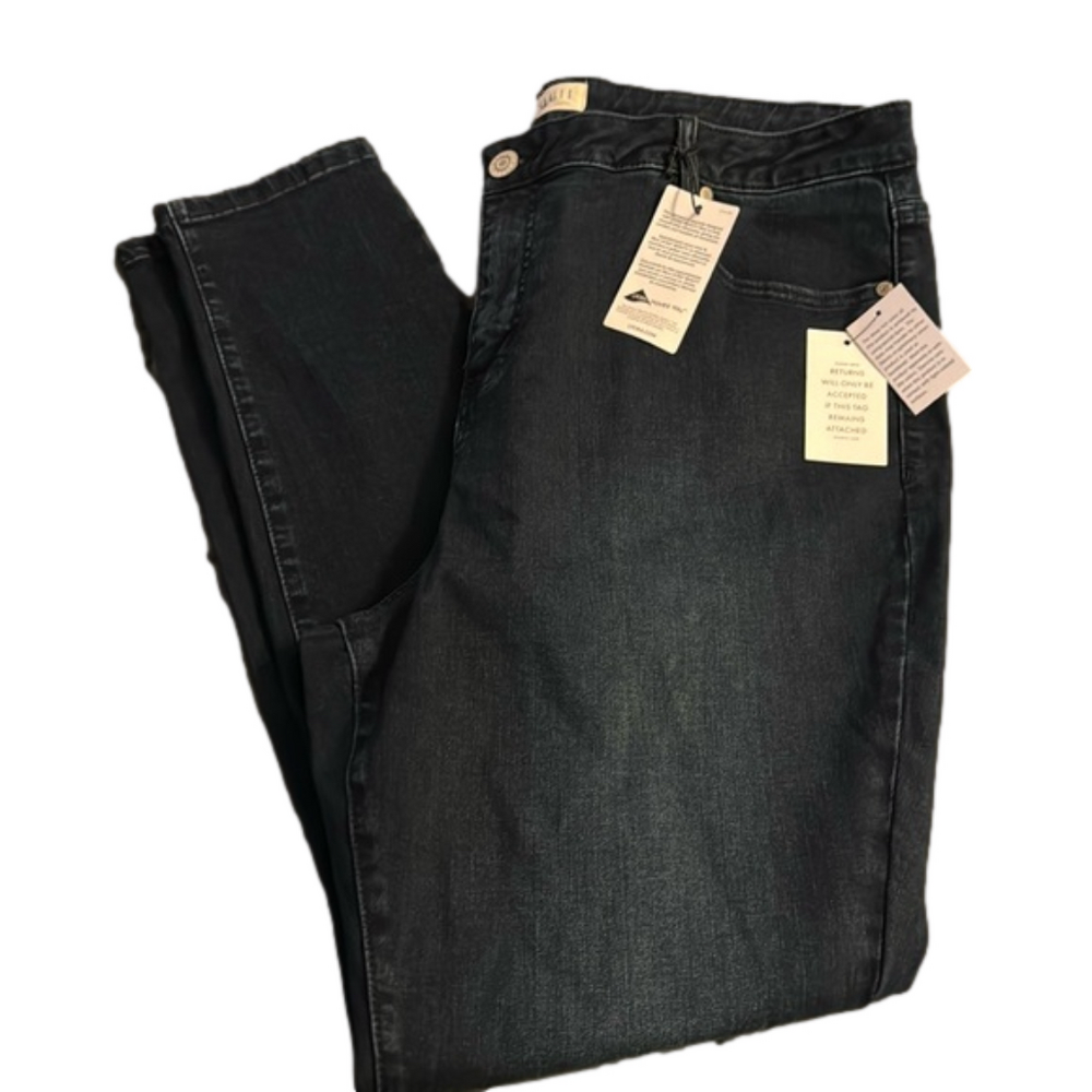 NWT Eloquii classic fit denim skinny jeans size 20 dark wash